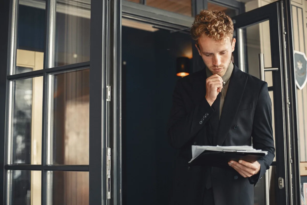 Person reviewing debt review removal options